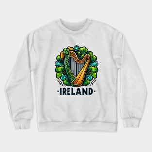 Irish Harp Crewneck Sweatshirt